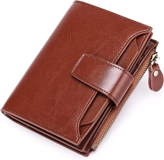 Portefeuille Homme Multifonctionnel Compact avec Compartiment à Monnaie et Emplacements pour Cartes 0