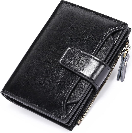 Portefeuille Homme Multifonctionnel Compact avec Compartiment à Monnaie et Emplacements pour Cartes 3