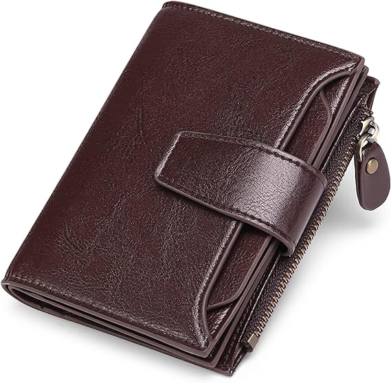 Portefeuille Homme Multifonctionnel Compact avec Compartiment à Monnaie et Emplacements pour Cartes 6