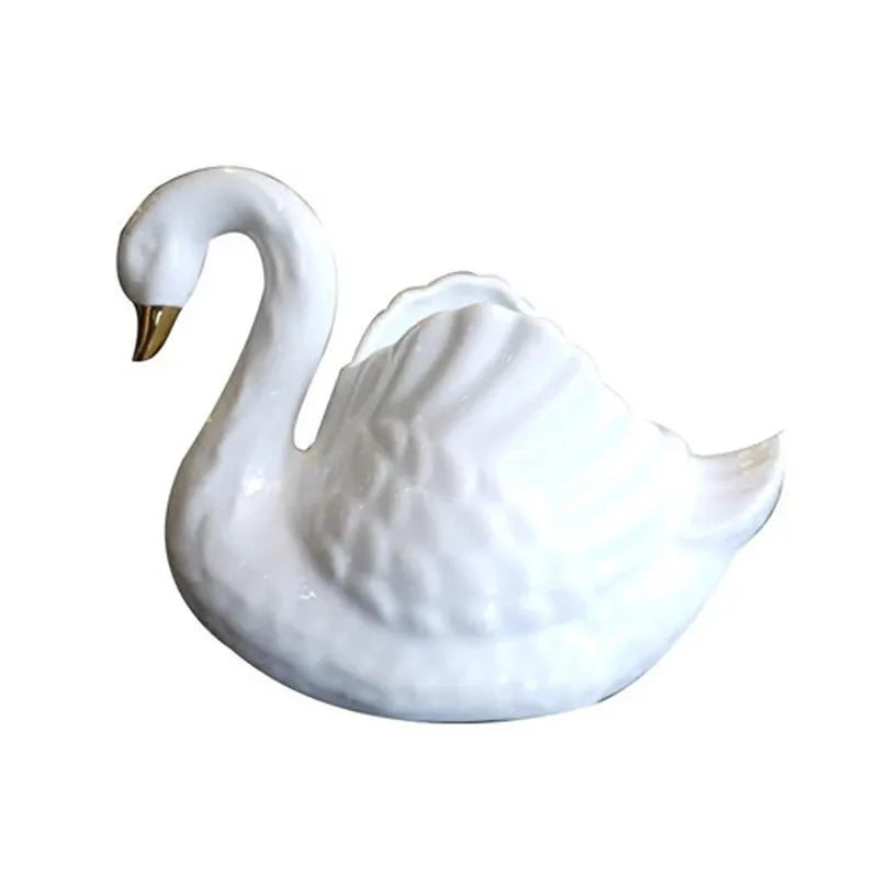 Pot Décoratif en Céramique en Forme de Cygne 5