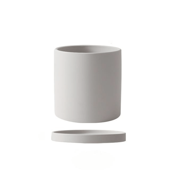 Pot de Fleurs Élégant avec Soucoupe pour Intérieur 13