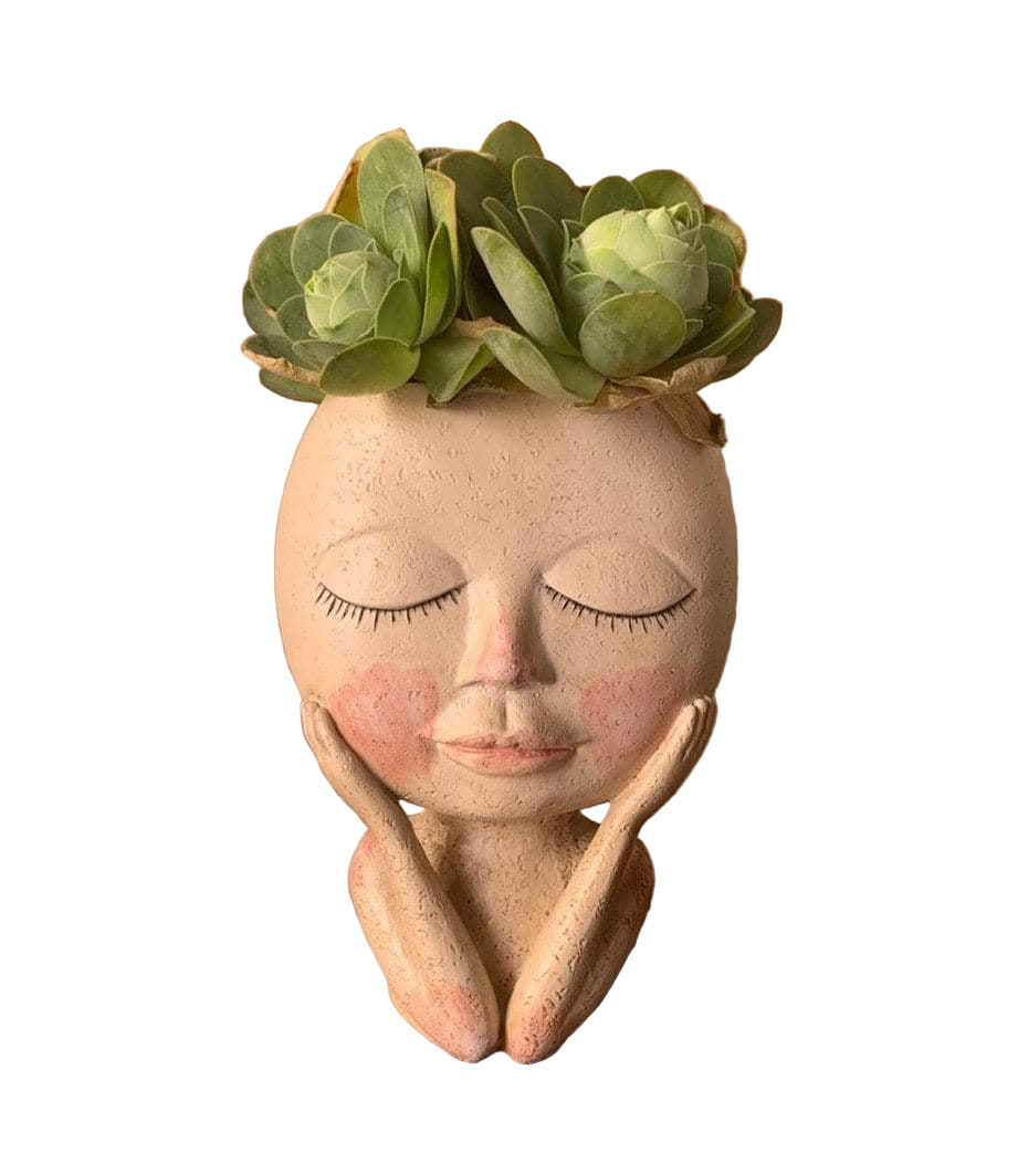 Pot de Fleurs Visage Charmant 0