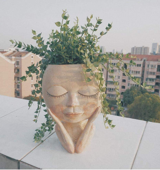 Pot de Fleurs Visage Charmant 5