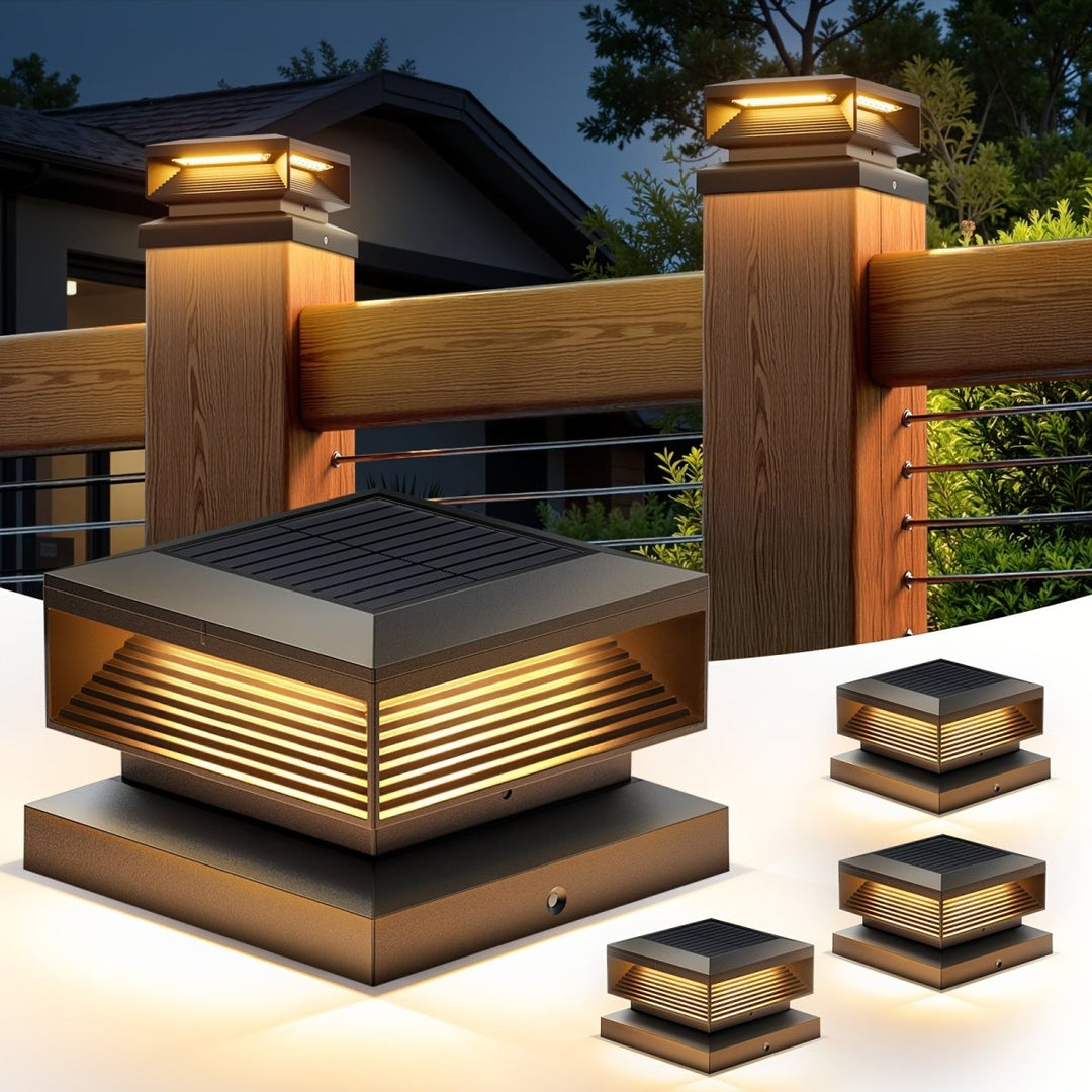 Poteau Solaire Décoratif pour Terrasse 8