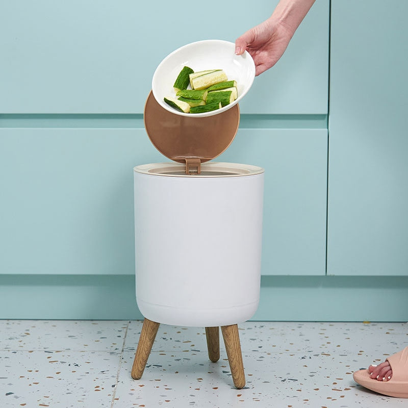 Poubelle Ronde Design Minimaliste 4