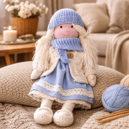 Poupée Waldorf Fait Main Pour Enfants Inspirant L'Imagination 10