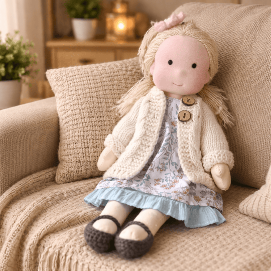 Poupée Waldorf Fait Main Pour Enfants Inspirant L'Imagination 12