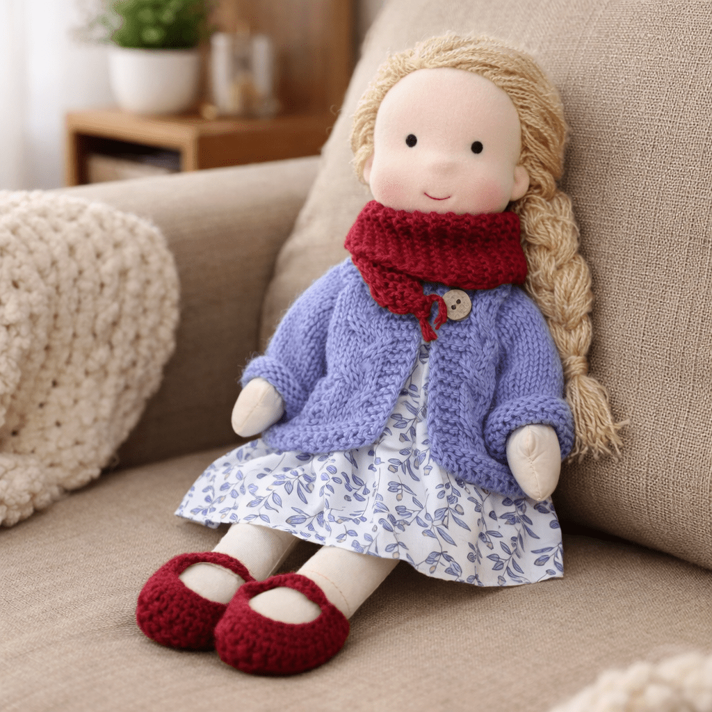 Poupée Waldorf Fait Main Pour Enfants Inspirant L'Imagination 16
