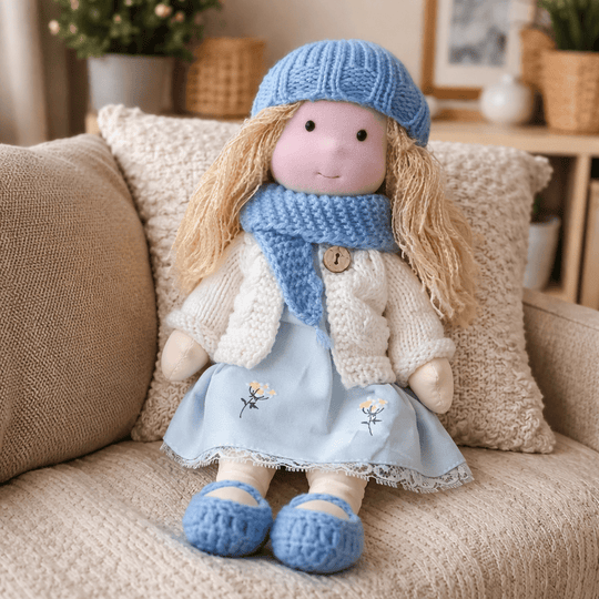 Poupée Waldorf Fait Main Pour Enfants Inspirant L'Imagination 20