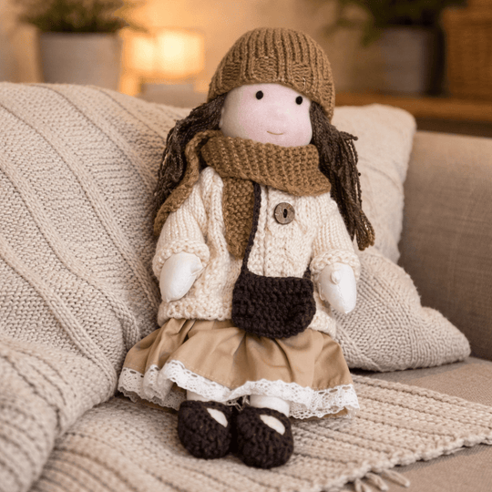Poupée Waldorf Fait Main Pour Enfants Inspirant L'Imagination 21