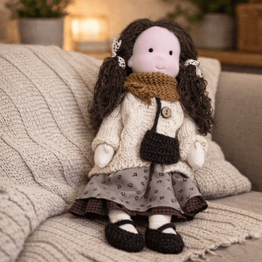 Poupée Waldorf Fait Main Pour Enfants Inspirant L'Imagination 22