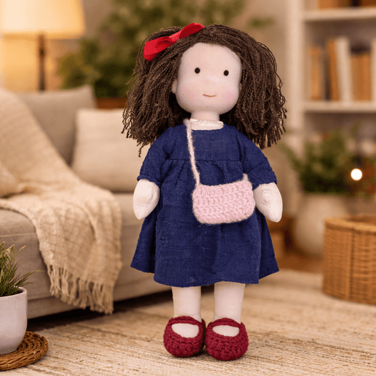 Poupée Waldorf Fait Main Pour Enfants Inspirant L'Imagination 30
