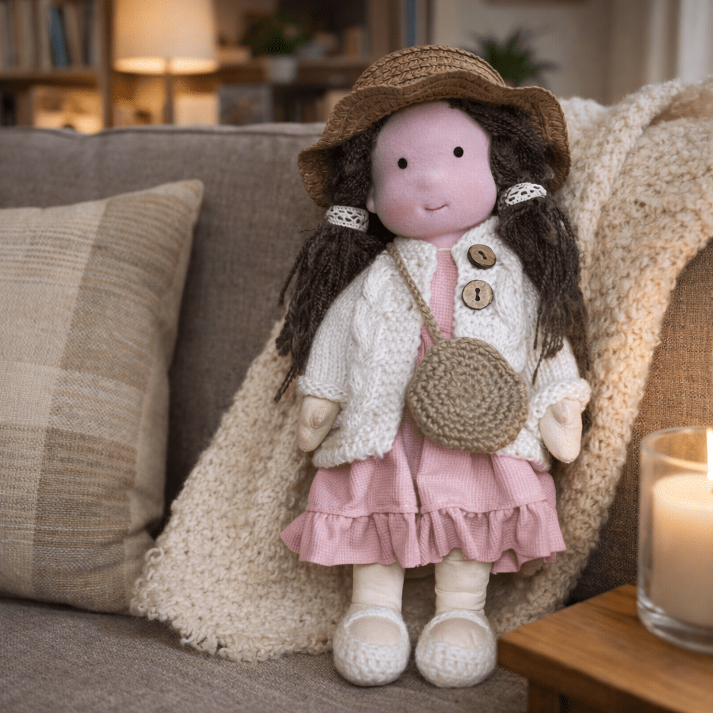Poupée Waldorf Fait Main Pour Enfants Inspirant L'Imagination 32