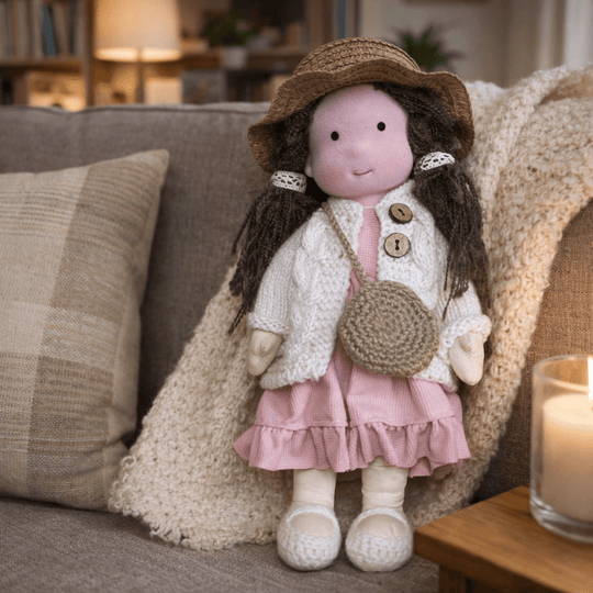 Poupée Waldorf Fait Main Pour Enfants Inspirant L'Imagination 32