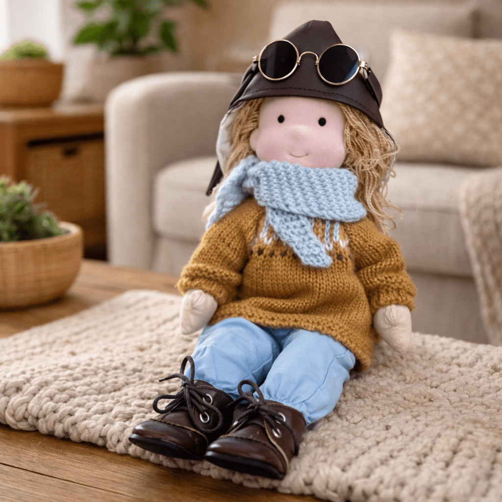 Poupée Waldorf Fait Main Pour Enfants Inspirant L'Imagination 35