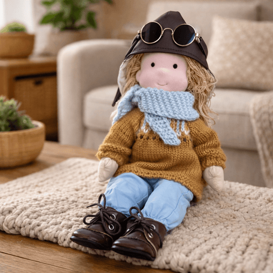 Poupée Waldorf Fait Main Pour Enfants Inspirant L'Imagination 35