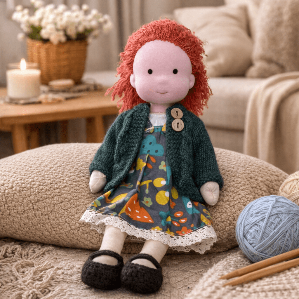 Poupée Waldorf Fait Main Pour Enfants Inspirant L'Imagination 36