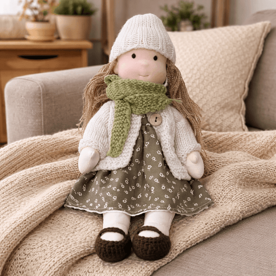 Poupée Waldorf Fait Main Pour Enfants Inspirant L'Imagination 5