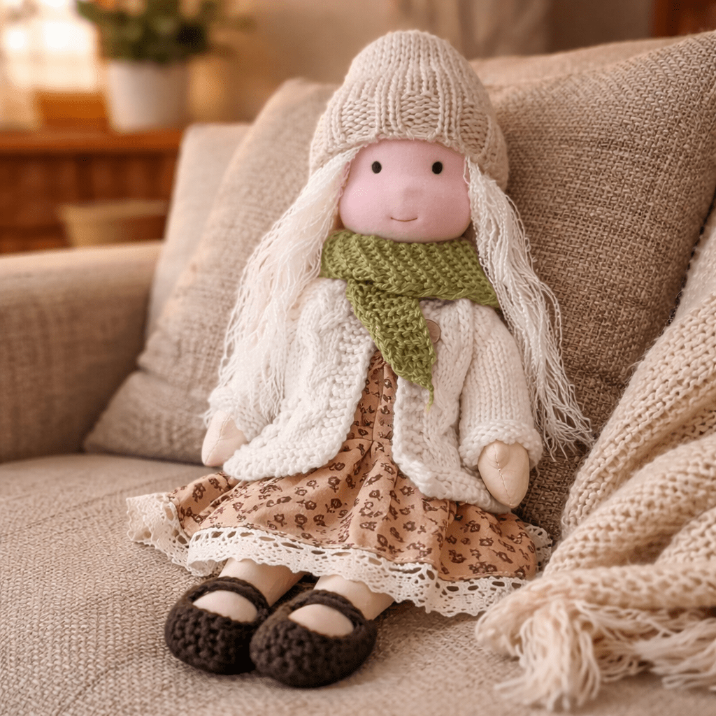 Poupée Waldorf Fait Main Pour Enfants Inspirant L'Imagination 7