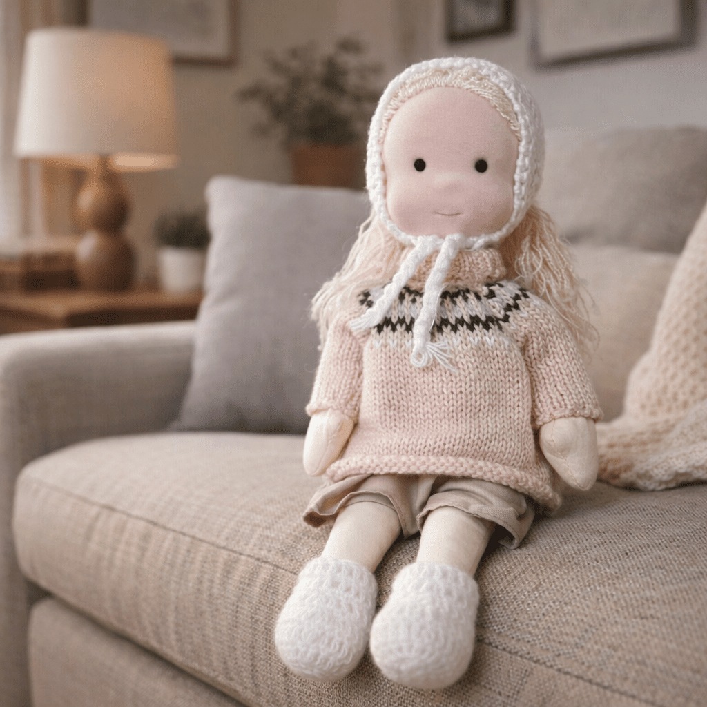 Poupée Waldorf Fait Main Pour Enfants Inspirant L'Imagination 9