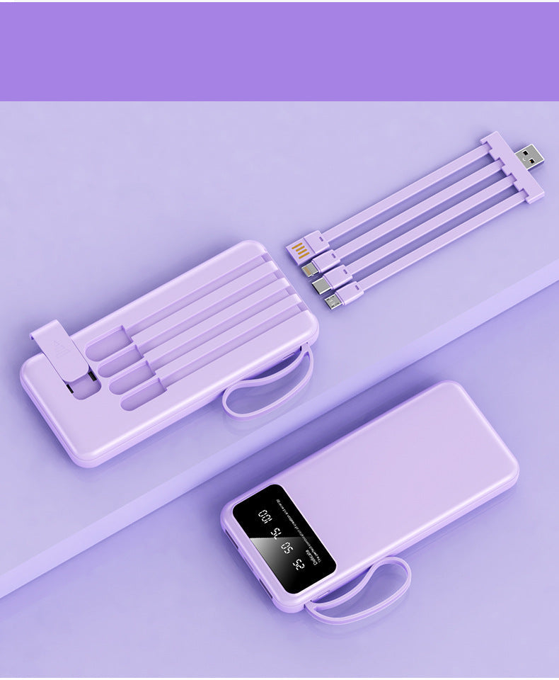 Powerbank Multifonction avec Câbles Intégrés pour Homme et Femme 4