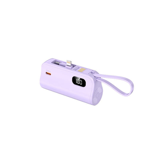 Powerbank Portable avec Câbles Intégrés et Écran LED 3
