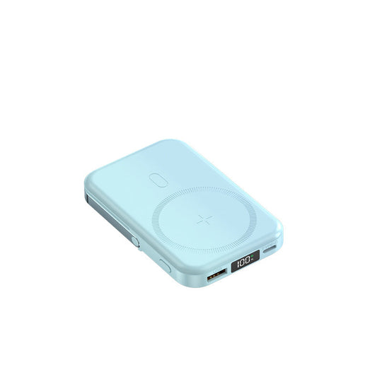 Powerbank portable avec chargement sans fil et affichage numérique 0