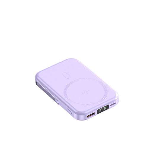 Powerbank portable avec chargement sans fil et affichage numérique 2