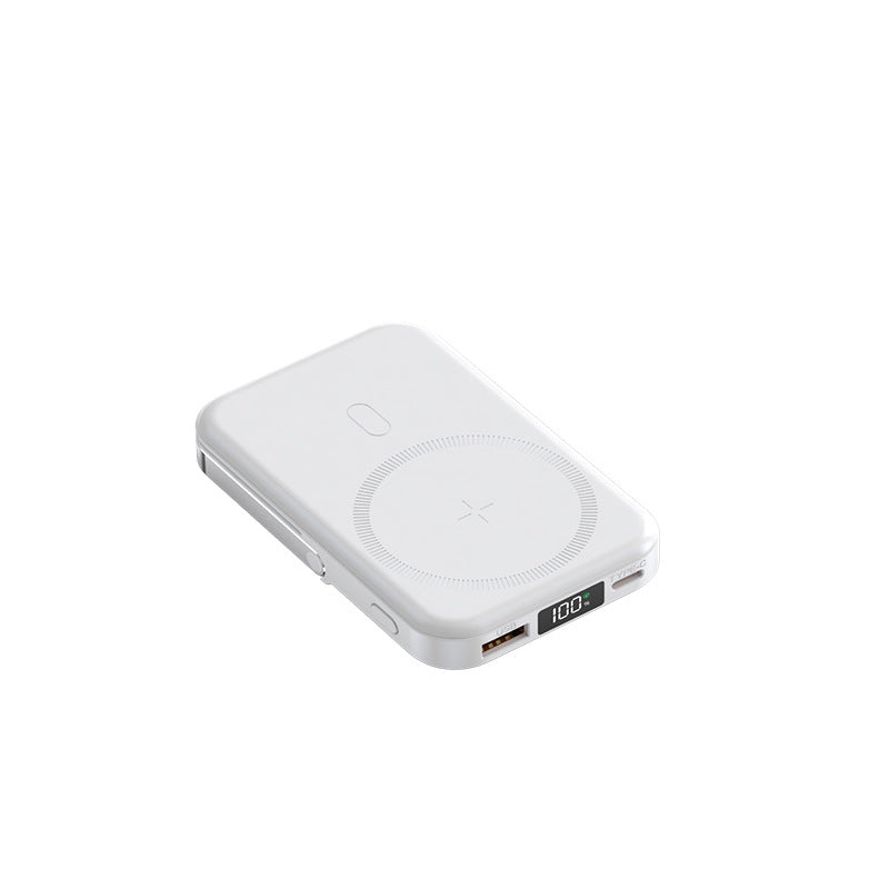 Powerbank portable avec chargement sans fil et affichage numérique 4