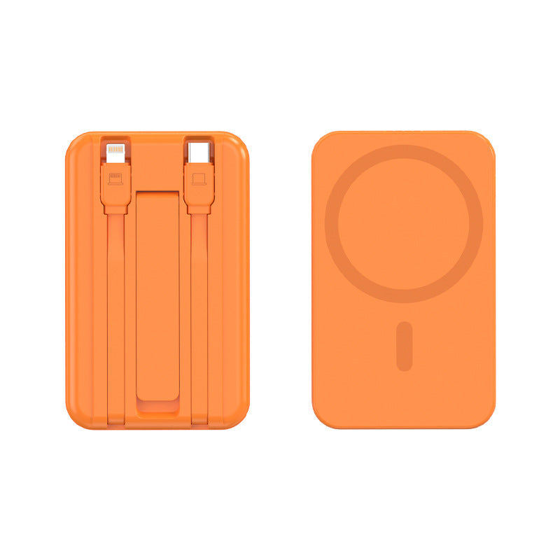 Powerbank portable avec support intégré et fonction magnétique 1