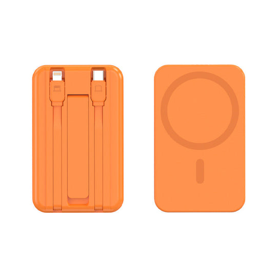 Powerbank portable avec support intégré et fonction magnétique 1