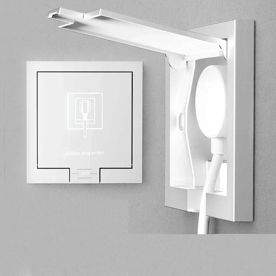 Prise Murale Intégrée Cinq Trous Pratique pour Maison 5