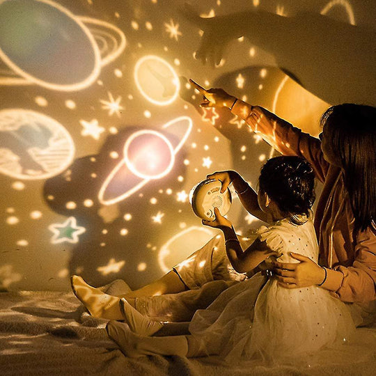 Projecteur Étoile Plafond avec Musique Apaisante pour Enfants - Projection d'Étoiles Colorées et Animaux Mignons 2