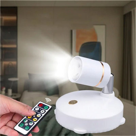 Projecteur LED sans fil avec télécommande 0
