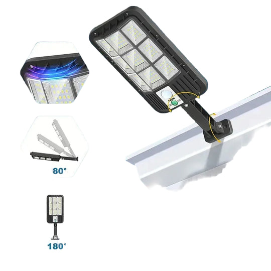 Projecteur Solaire Extérieur 5000LM avec Détecteur de Mouvement et Éclairage LED 0
