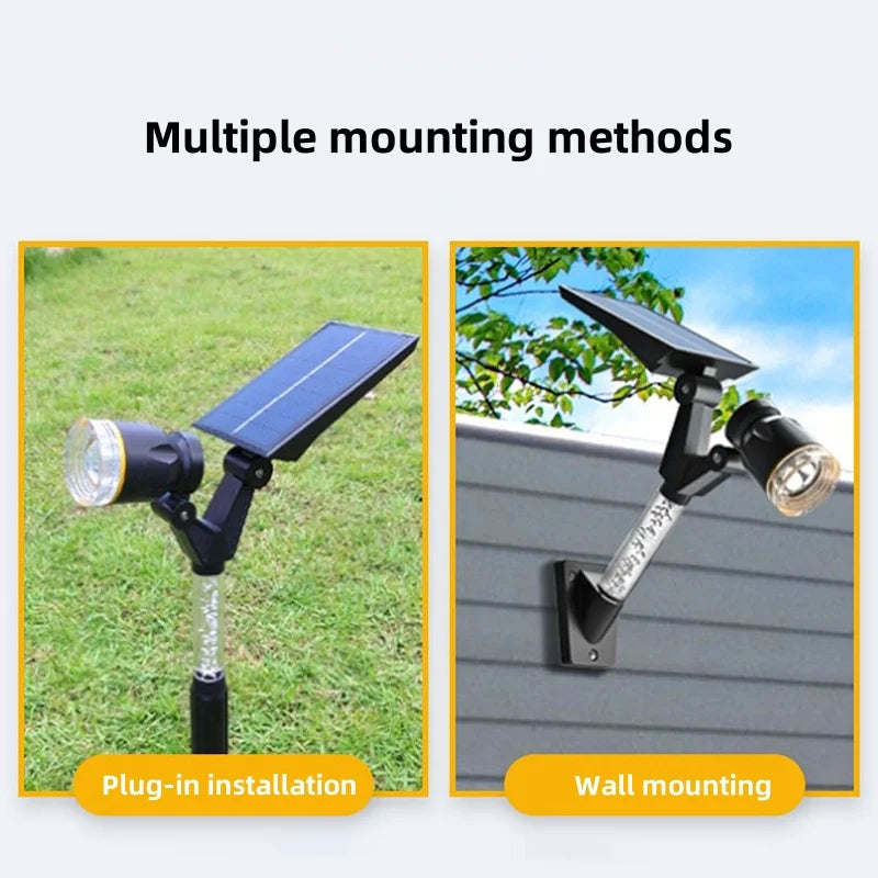 Projecteur Solaire Extérieur LED Design Moderne pour Allées et Jardins 3