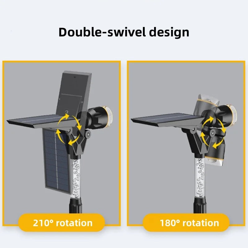 Projecteur Solaire Extérieur LED Design Moderne pour Allées et Jardins 4