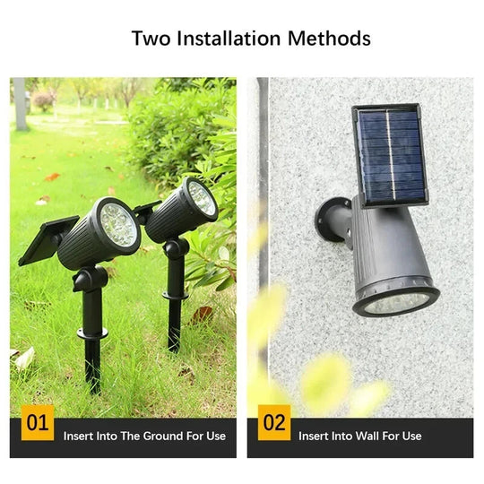 Projecteur Solaire Extérieur LED Écologique pour Jardin 7