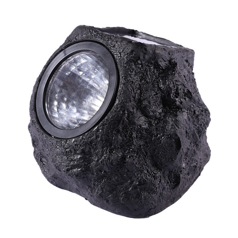 Projecteur de Jardin Solaire Discret en Fausses Pierres pour Extérieur 10