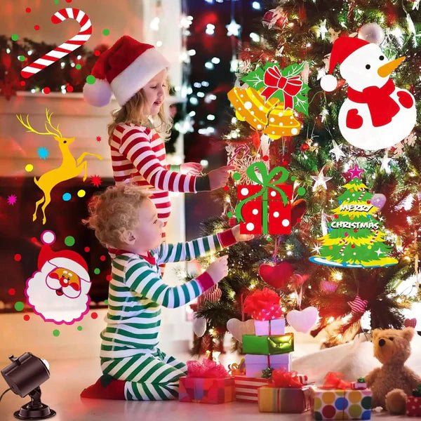 Projecteur de Noël Extérieur Multicolore avec 16 Motifs 2