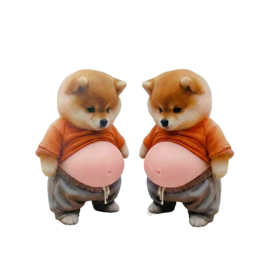 Protecteur Autocollant en Silicone Chubby Shiba Décoratif 0