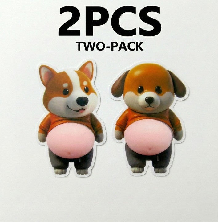 Protecteur Autocollant en Silicone Chubby Shiba Décoratif 8
