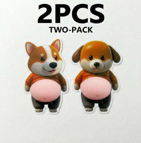 Protecteur Autocollant en Silicone Chubby Shiba Décoratif 8