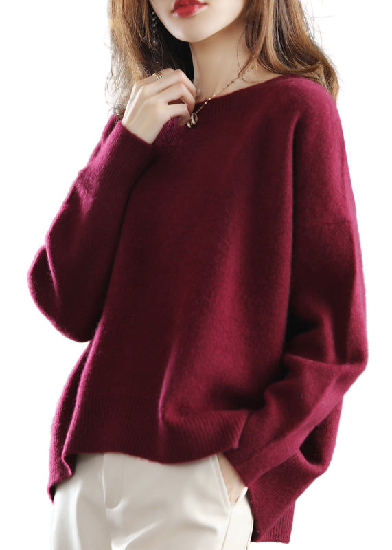 Pull Ample en Patchwork à Col Rond pour Femmes 0