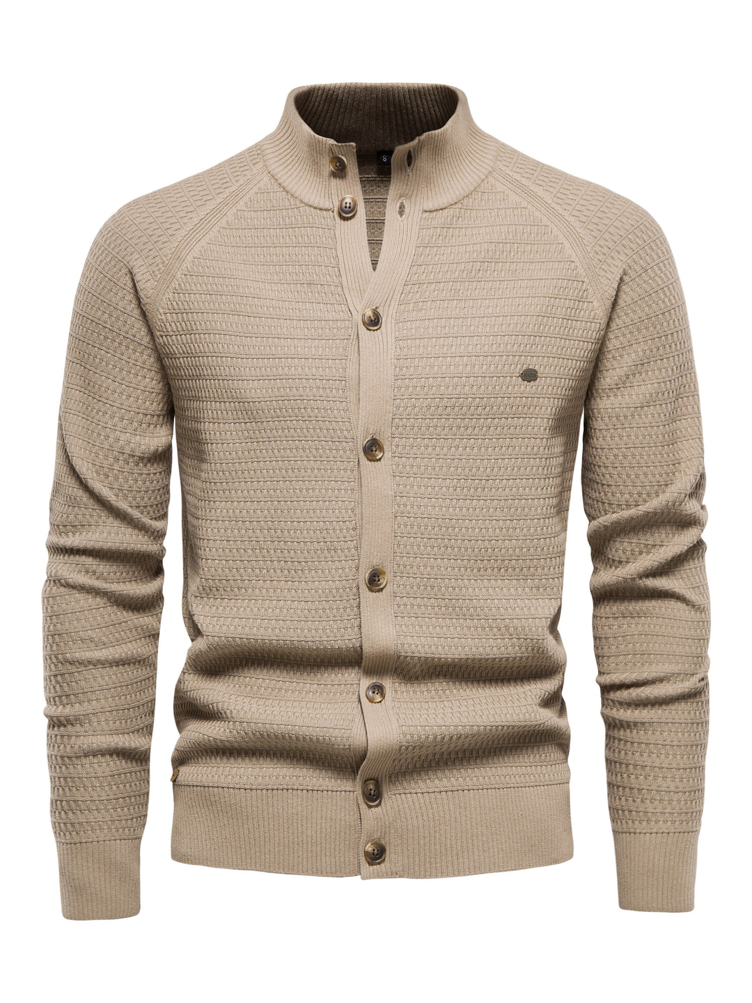 Pull Col Montant Boutonné pour Hommes 5