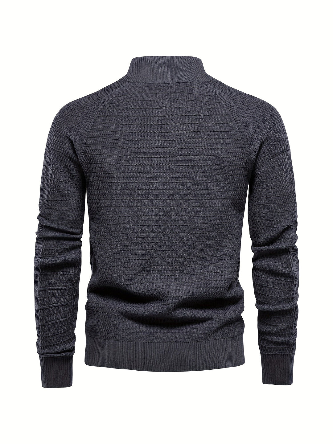 Pull Col Montant Boutonné pour Hommes 8