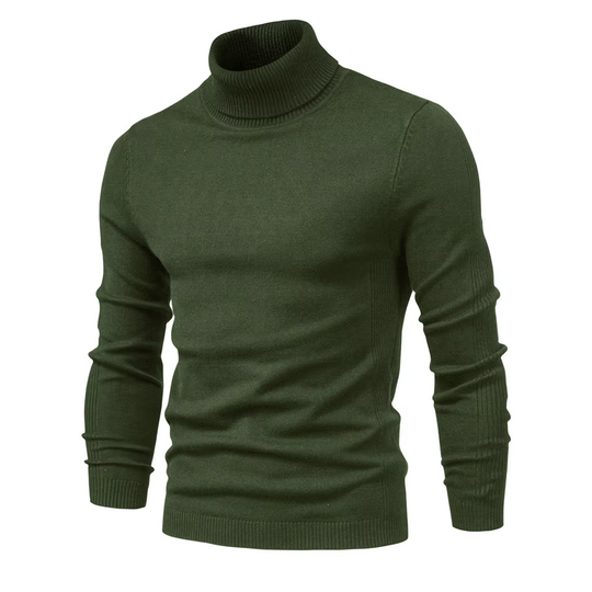 Pull Col Roulé Homme Élégant Style Intemporel 11