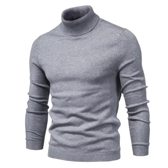 Pull Col Roulé Homme Élégant Style Intemporel 8