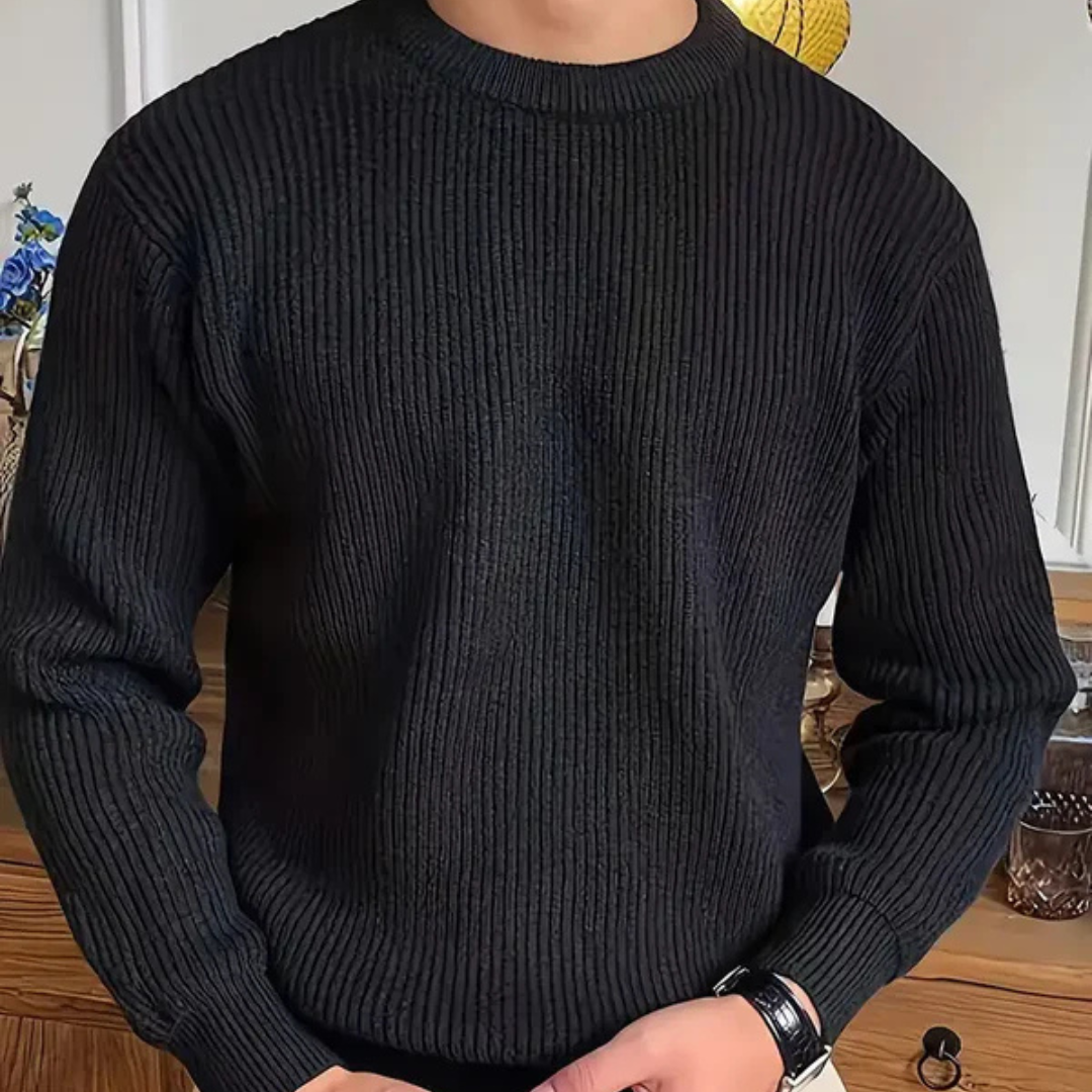Pull Décontracté en Tricot pour Hommes 1