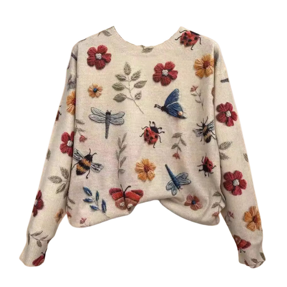 Pull Femme Amira à Motif Floral 0